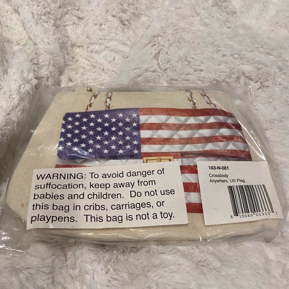 Flag Red, White and Blue Purse